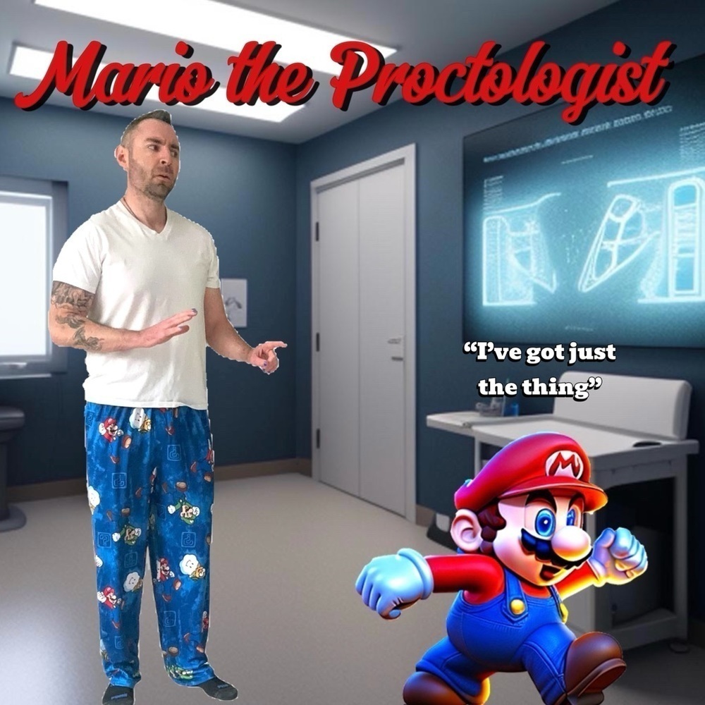 Official Super Mario Bros. Pajama Pants - Large - Picture 3 of 8